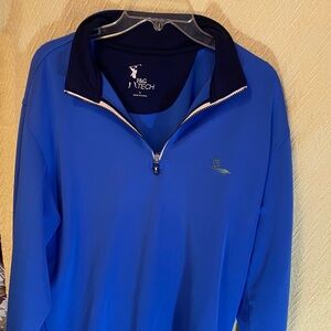 F&G Tech Navy and Blue Pullover